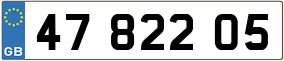 Truck License Plate